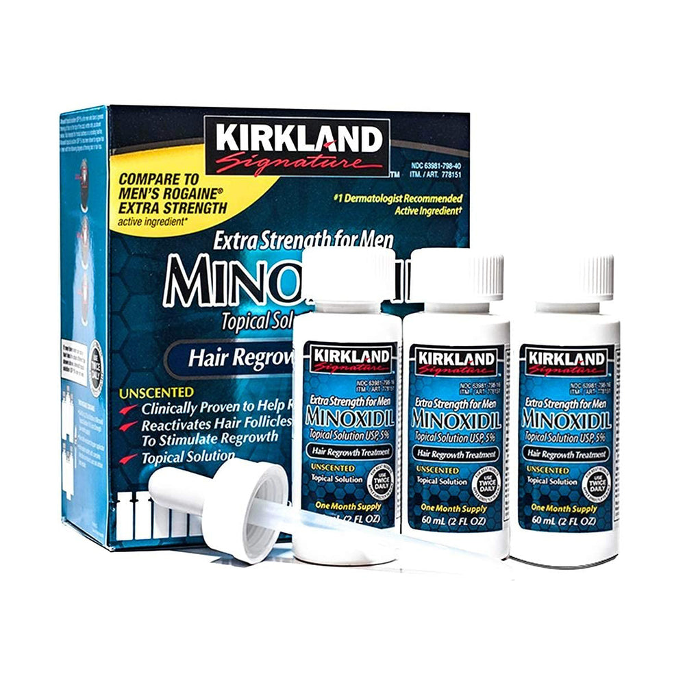 
                  
                    KIRKLAND MINOXIDIL HAIR REGROWTH TREATMENT 6 x 60ml
                  
                