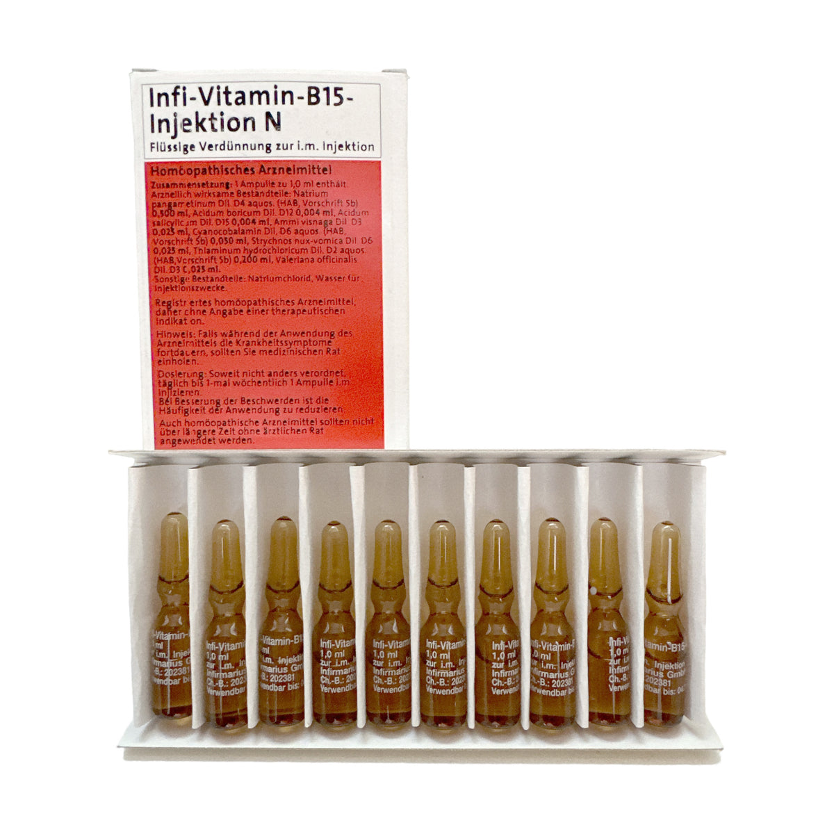 INFIRMARIUS VITAMIN B15 INJEKTION N 10ML – Harbor Shop Hamburg