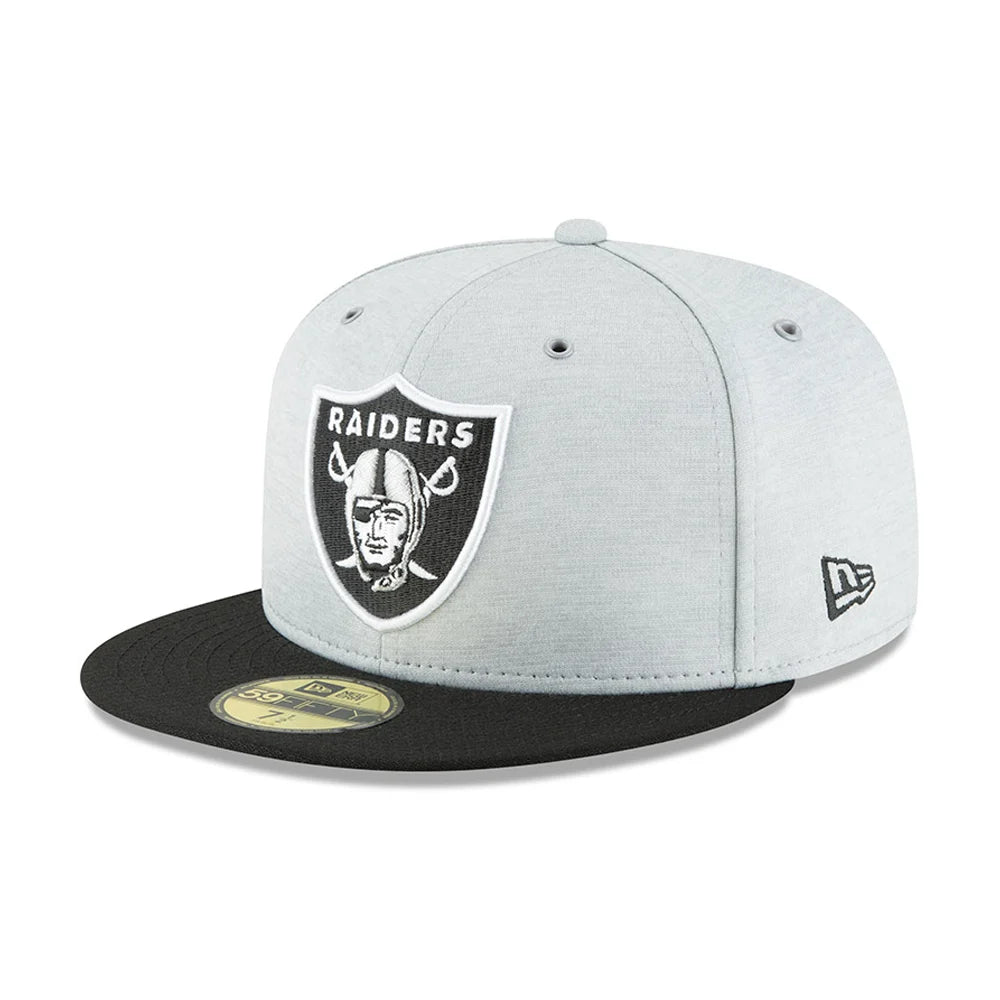Las Vegas Raiders Hat New Era Size 7 59FIFTY Fitted Cap Oakland NFL Official
