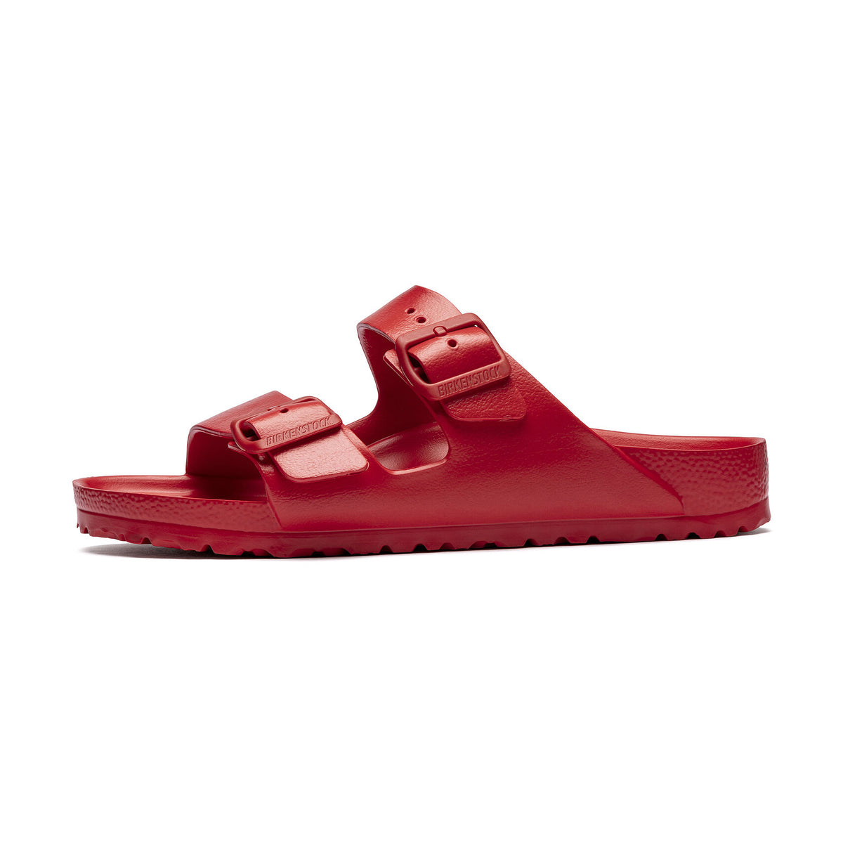 Red best sale plastic birkenstocks