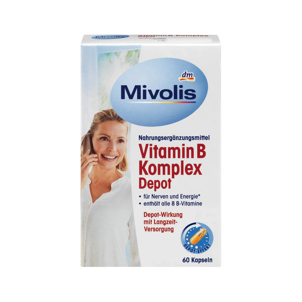 MIVOLIS VITAMIN B KOMPLEX DEPOT 60 CAPSULES Harbor Shop Hamburg