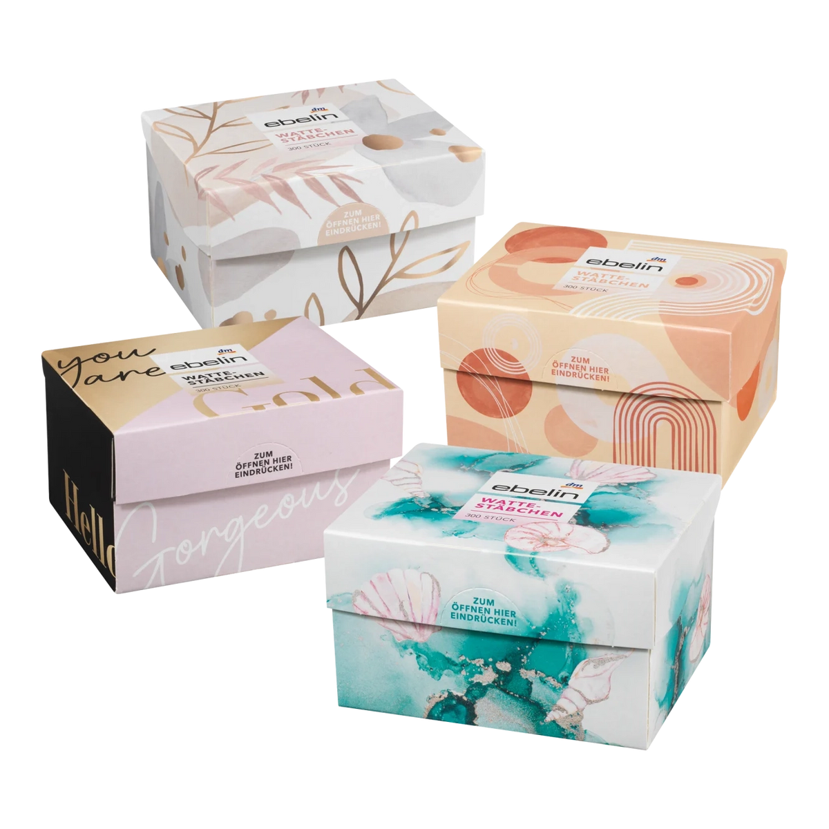 ebelin aufbewahrung EBELIN COTTON SWAB BOX 300PCS – Harbor Shop Hamburg