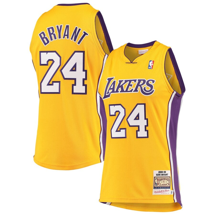 Jersey Mitchell & Ness Los Angeles Lakers - Kobe Bryant 2008-09 yellow /  purple Authentic Jersey