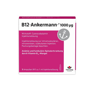 ANKERMANN VITAMIN B12 INJECTABLE AMPULES 5PCS – Harbor Shop Hamburg