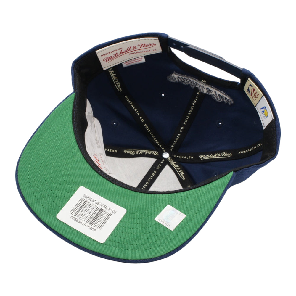 
                  
                    MITCHELL & NESS SNAPBACK HAT ONE SIZE INDIANA PACERS BLUE GREEN
                  
                