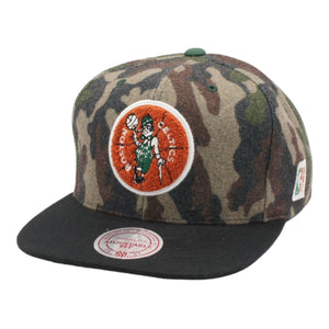 
                  
                    MITCHELL & NESS SNAPBACK HAT ONE SIZE - BOSTON CELTICS CAMO BLACK
                  
                