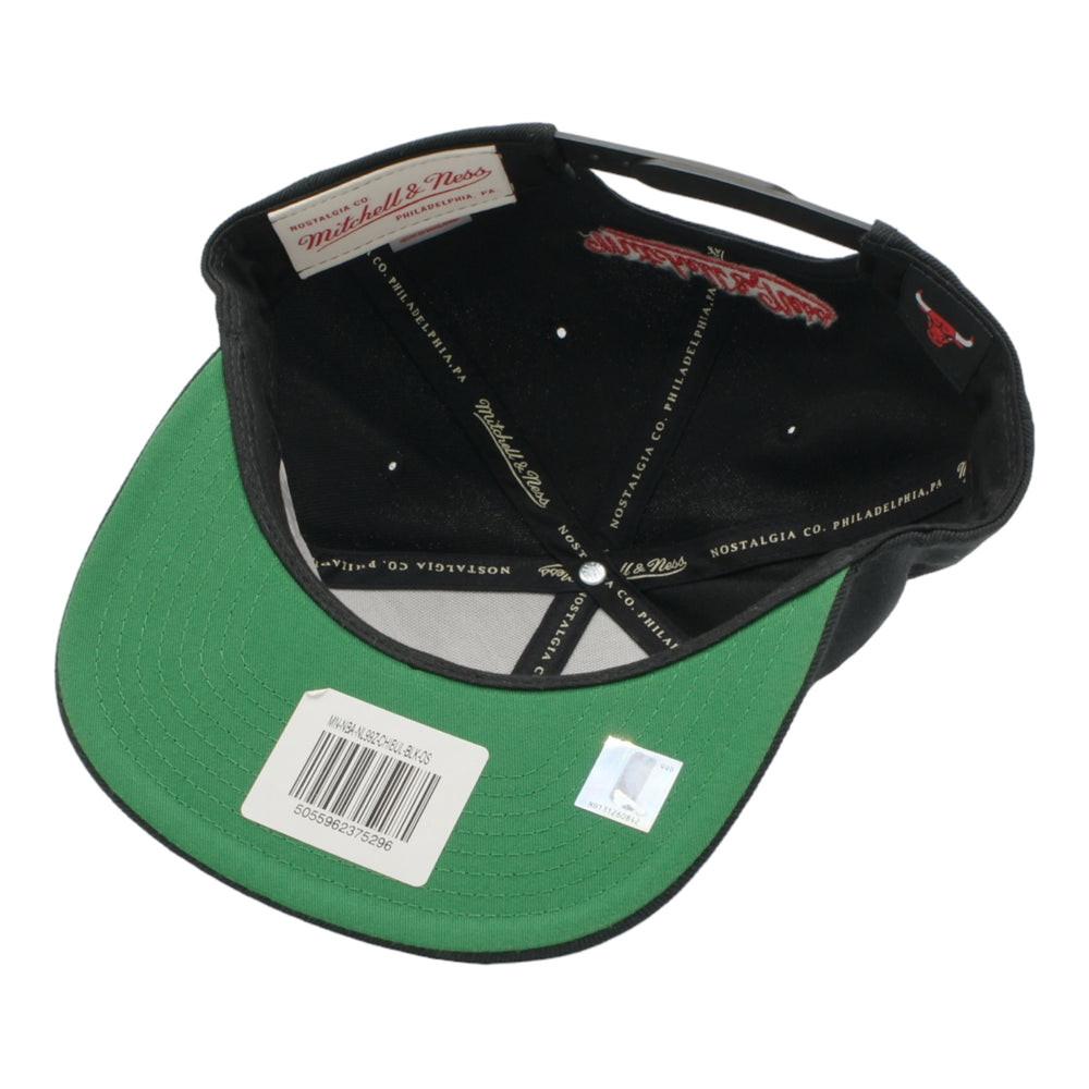 
                  
                    MITCHELL & NESS SNAPBACK HAT ONE SIZE - CHICAGO BULLS BLACK GREEN
                  
                