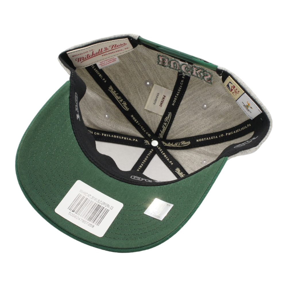 
                  
                    MITCHELL & NESS SNAPBACK HAT ONE SIZE MILWAUKEE BUCKS GREY GREEN
                  
                