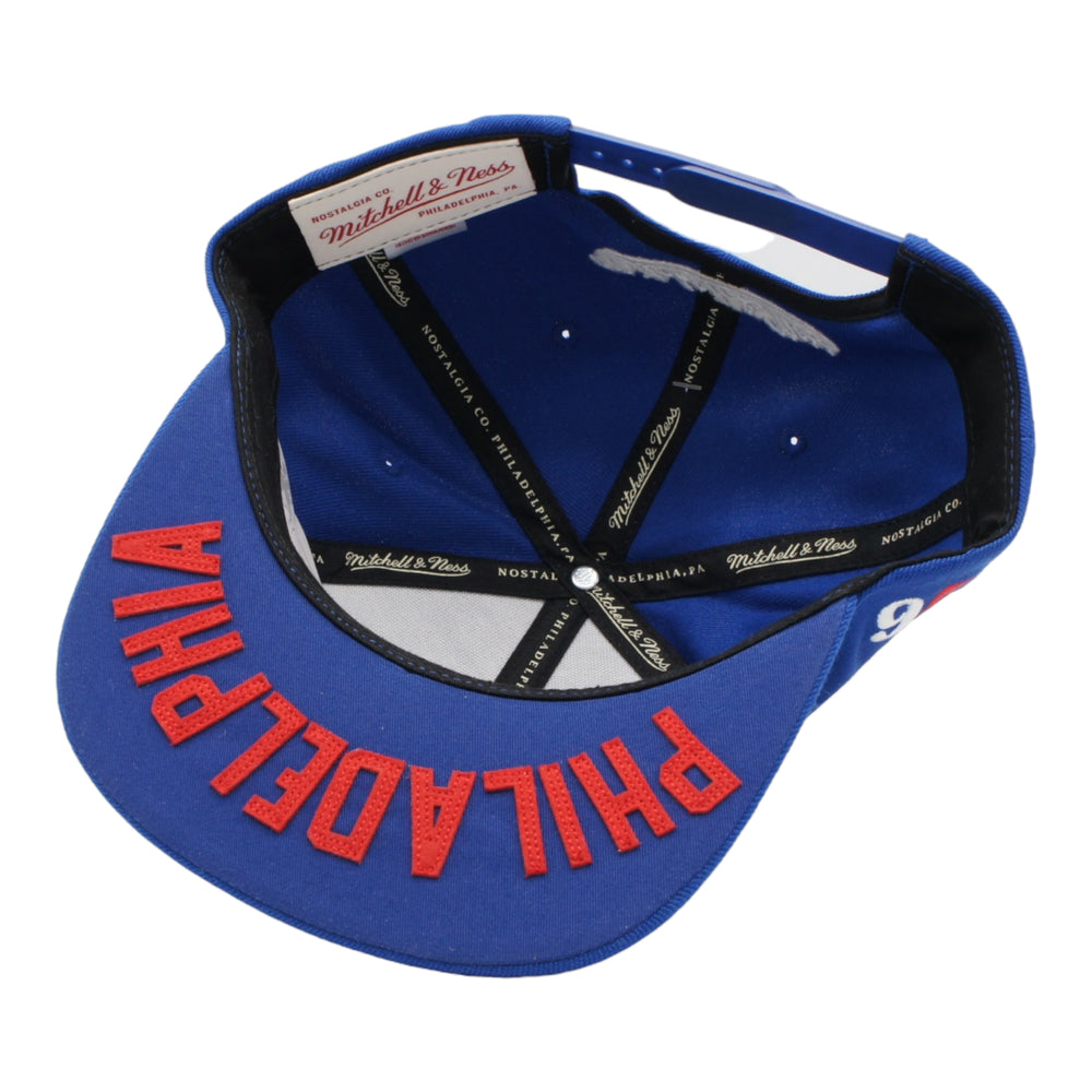 
                  
                    MITCHELL & NESS SNAPBACK HAT ONE SIZE - PHILADELPHIA 76ERS BLUE
                  
                