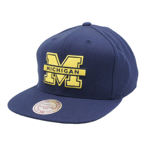 
                  
                    MITCHELL & NESS SNAPBACK HAT ONE SIZE MICHIGAN WOLVERINES NAVY GREEN
                  
                