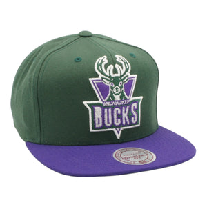 
                  
                    MITCHELL & NESS SNAPBACK HAT ONE SIZE - MILWAUKEE BUCKS GREEN PURPLE
                  
                