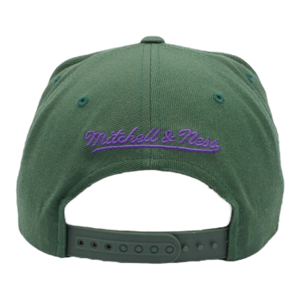 
                  
                    MITCHELL & NESS SNAPBACK HAT ONE SIZE - MILWAUKEE BUCKS GREEN PURPLE
                  
                