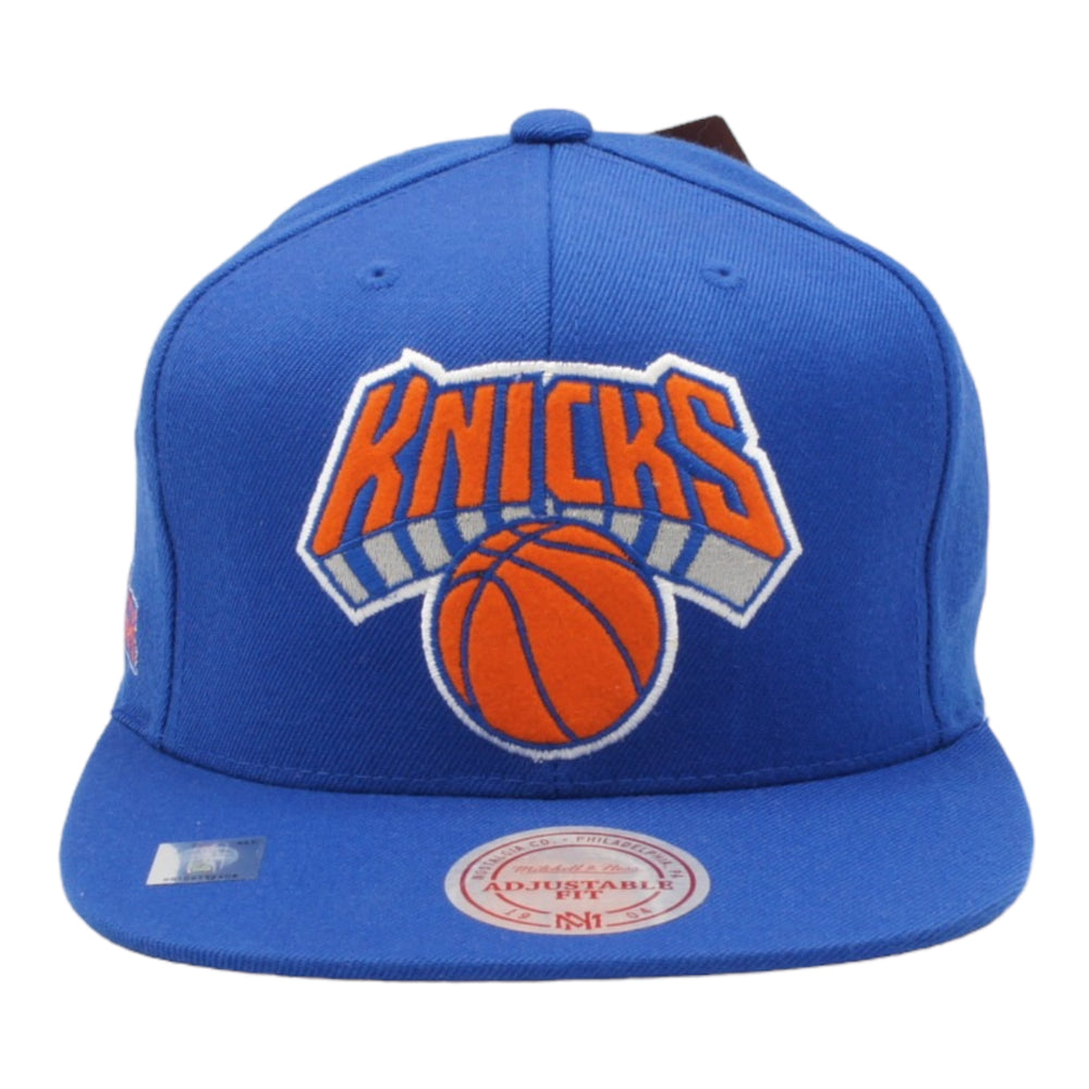 
                  
                    MITCHELL & NESS SNAPBACK HAT ONE SIZE - NEW YORK KNICKS BLUE
                  
                