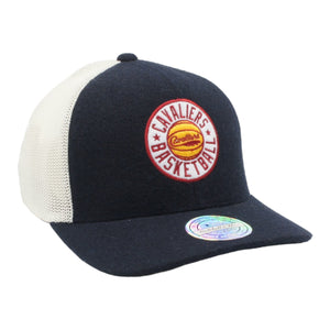 
                  
                    MITCHELL & NESS SNAPBACK HAT ONE SIZE - CLEVELAND CAVALIERS DARK NAVY OFF WHITE
                  
                