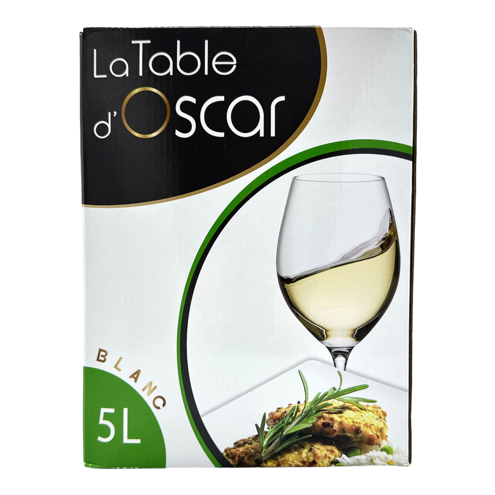 LA TABLE D'OSCAR BLANC WHITE WINE 5L 11,5%