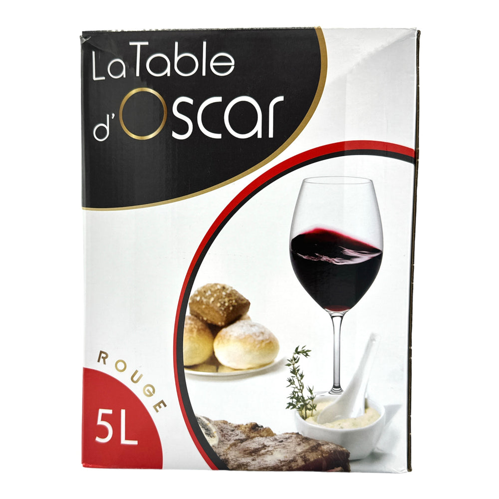 LA TABLE D'OSCAR ROUGE RED WINE 5L 12%