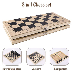 
                  
                    GOWKEEY CLASSICAL BOARD GAMES 3IN1 SET
                  
                