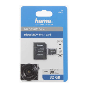 
                  
                    HAMA MICRO SDHC UHS-I CARD 80MB/SEC 32GB
                  
                