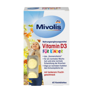 
                  
                    MIVOLIS VITAMIN D3 FOR KIDS CHEWABLE TABLETS 60PCS
                  
                