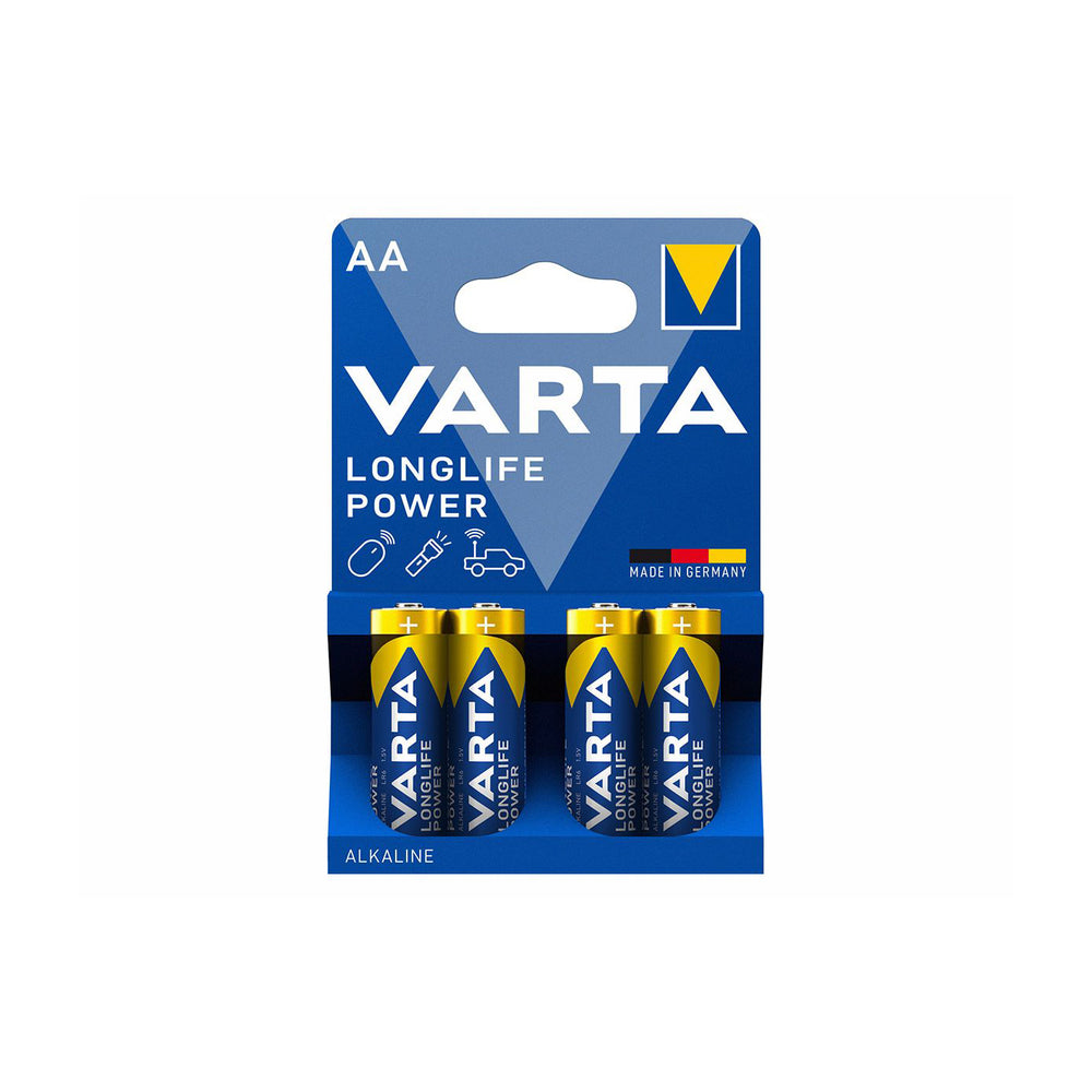 VARTA LONGLIFE POWER AA BATTERYS (4PACK)