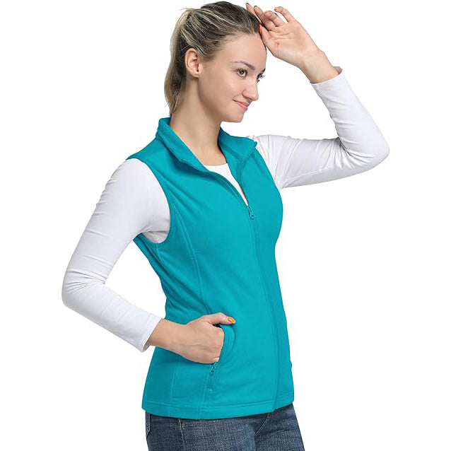 
                  
                    FLEECE VEST OUTDOOR VENTURES WOMEN AQUAMARINE BLUE SIZE XL
                  
                