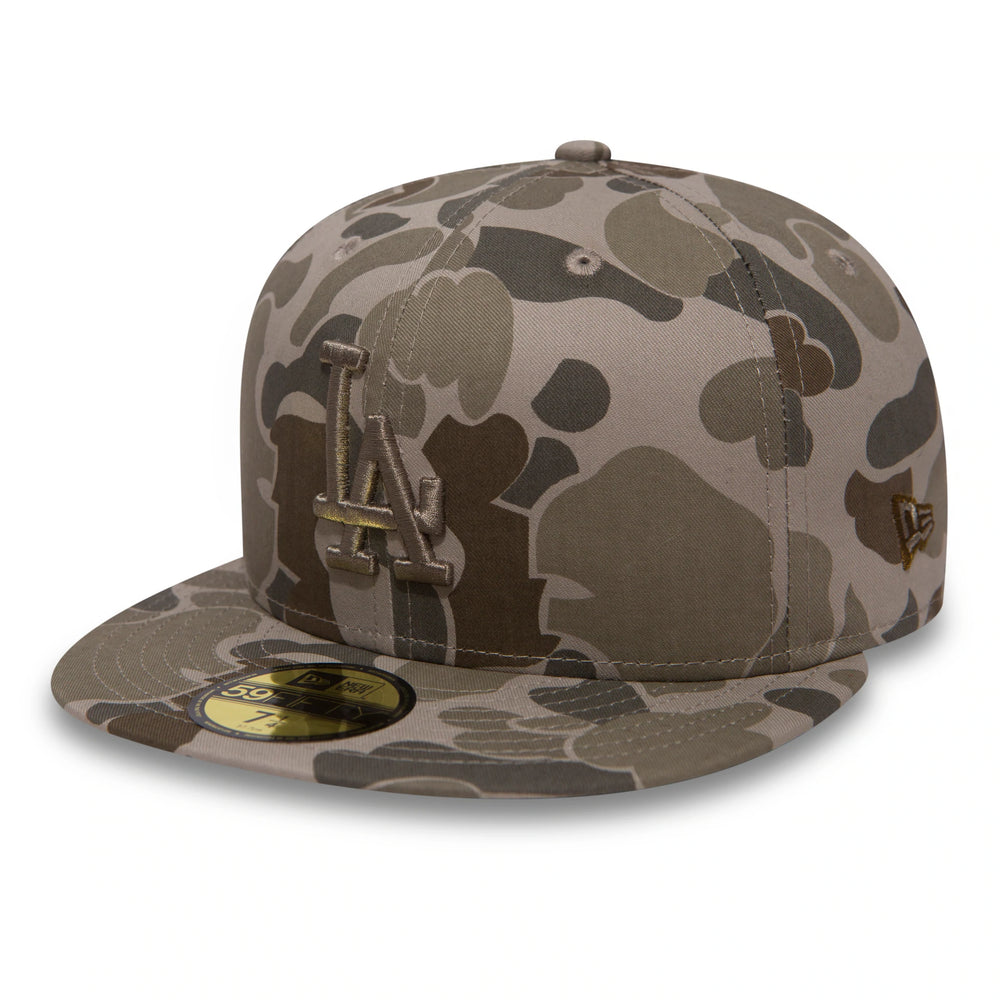 NEW ERA LA DODGERS DESERT CAMO LIGHT GREEN 59FIFTY FITTED