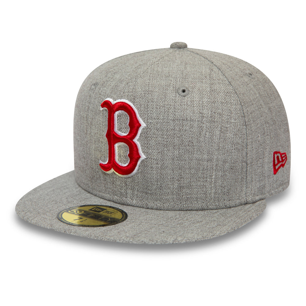 NEW ERA BOSTON RED SOX ESSENTIAL GREY 59FIFTY FITTED