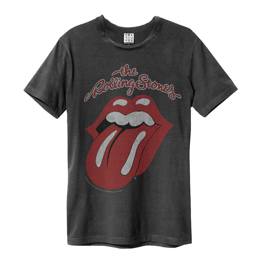 AMPLIFIED THE ROLLING STONES VINTAGE TOUNGE MENS T