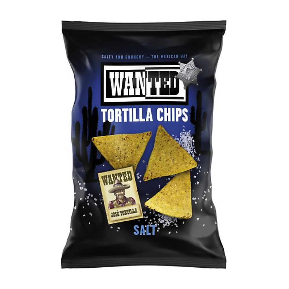 WANTED TORTILLA CHIPS SALTED 450G