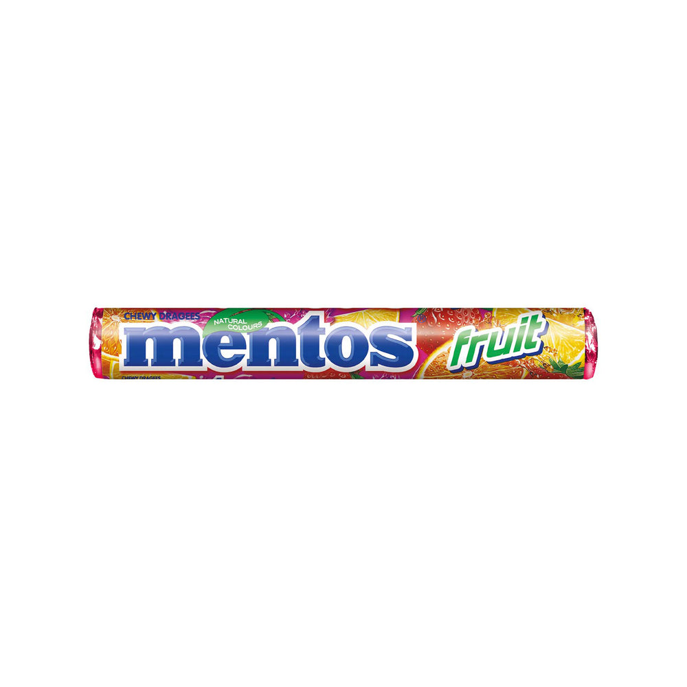 MENTOS FRUIT CHEWY DRAGEES 38G