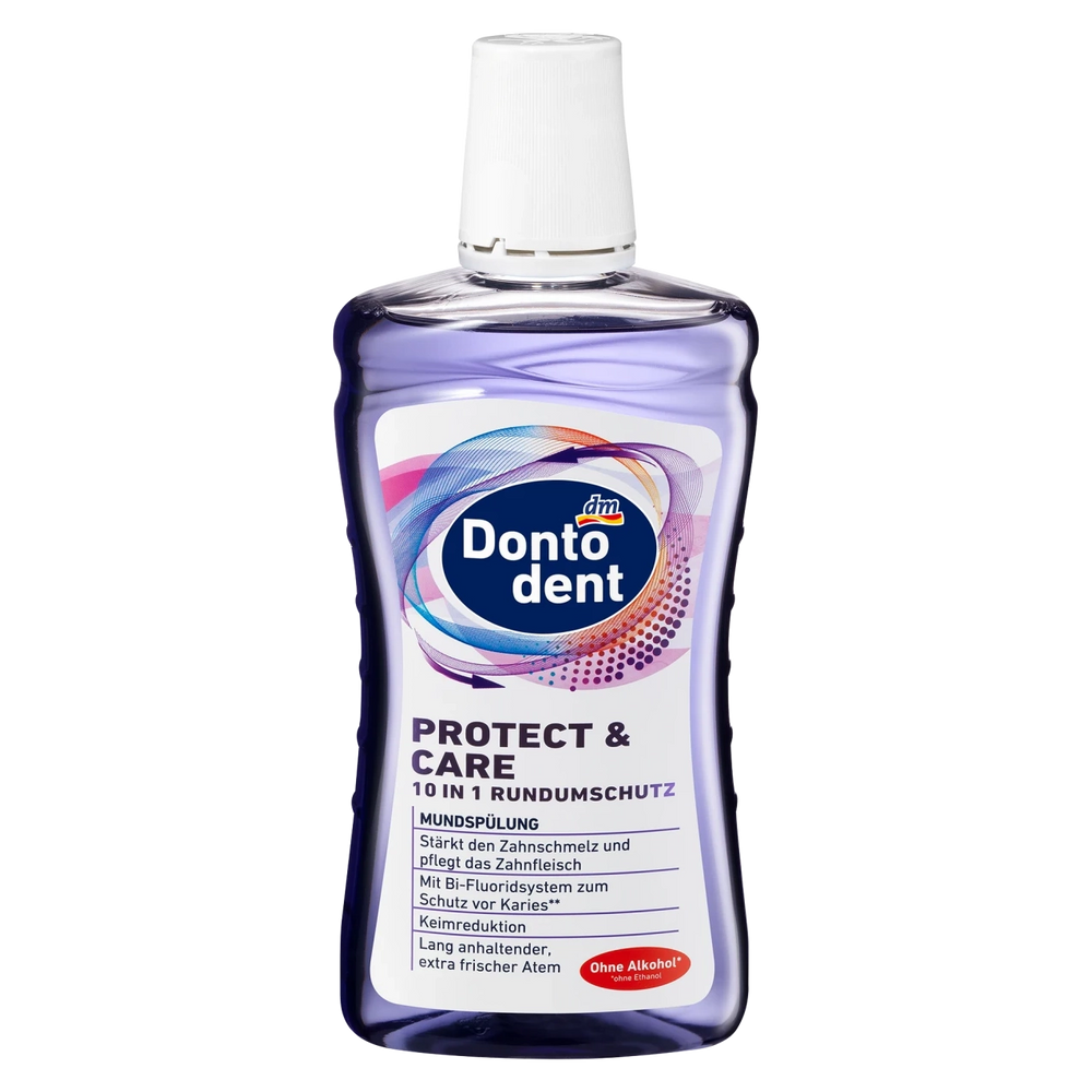 DONTODENT MOUTH WASH PROTECT + CARE 500ML