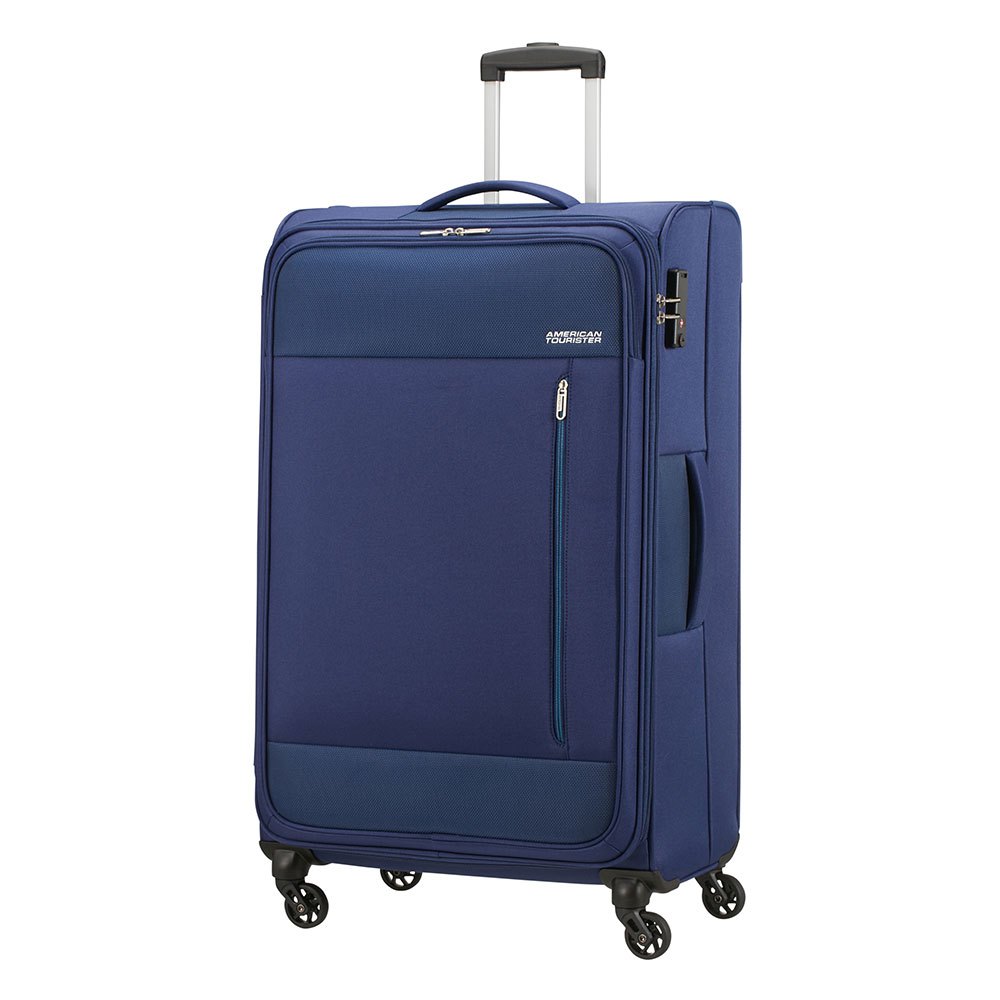 AMERICAN TOURISTER HEAT WAVE SPINNER 80/30 COMBAT NAVY