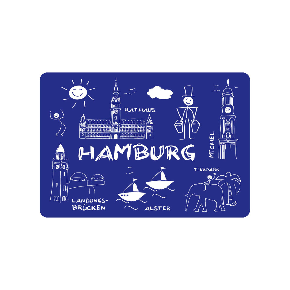 POSTCARD HAMBURG EDITION HAMBURGS LANDMARKS02