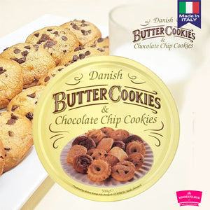 
                  
                    DANISH BUTTER AND CHOCOLATE CHIP COOKIES COLLECTION 500G
                  
                