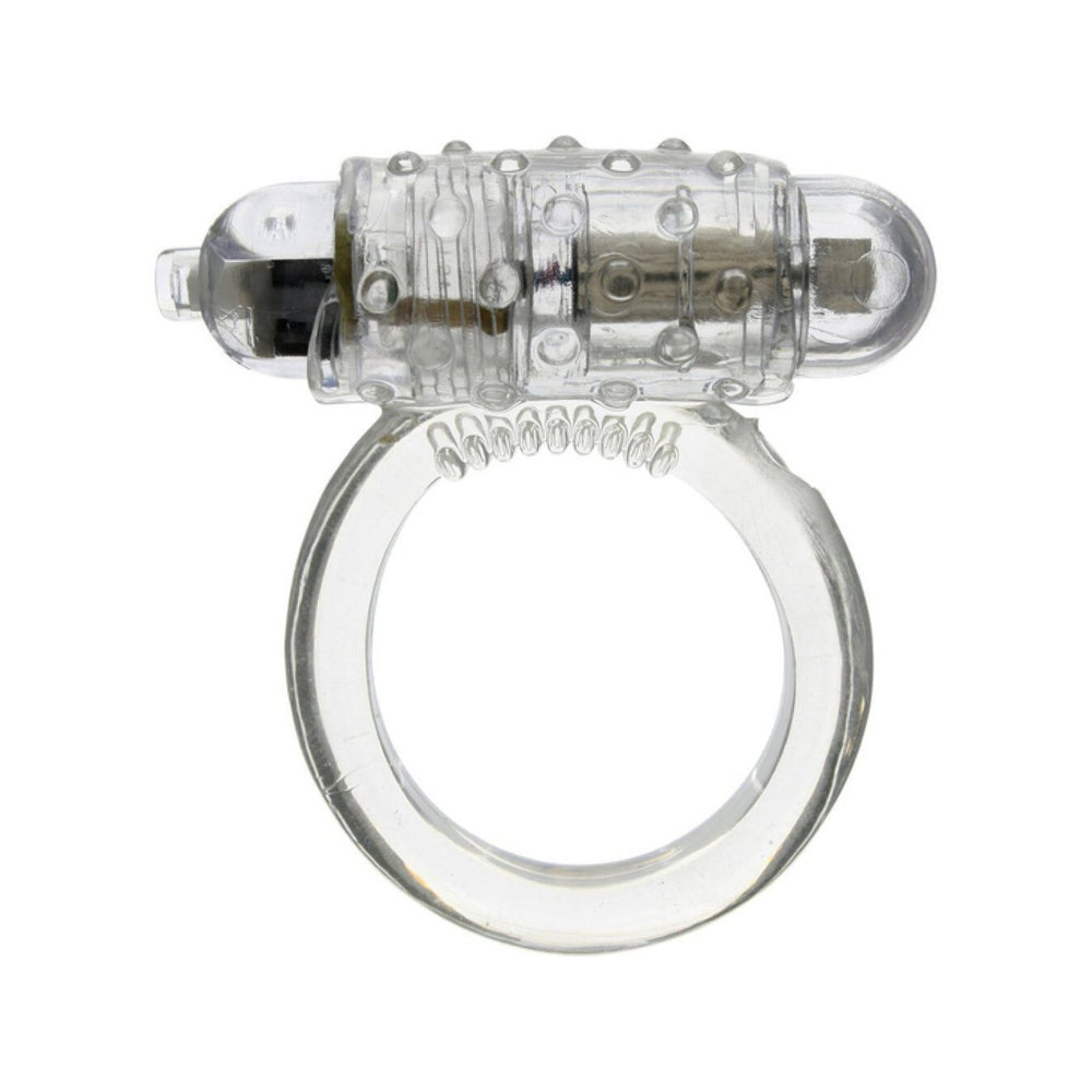SEVEN CREATIONS VIBRATING COCK RING SILICON TRANSPARENT