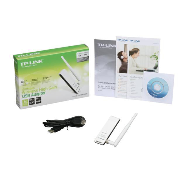 
                  
                    TP LINK TL-WN722N 150MBPS HIGH GAIN WIRELESS ADAPTER
                  
                