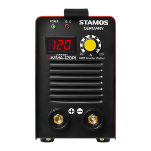 
                  
                    STAMOS S-MMA 120PI ELECTRODE WELDING MACHINE 50/60HZ
                  
                