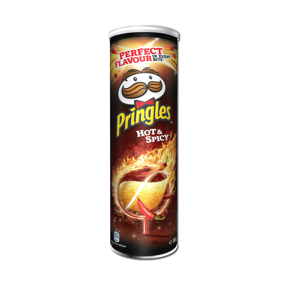 
                  
                    PRINGLES CHIPS HOT & SPICY 185g
                  
                