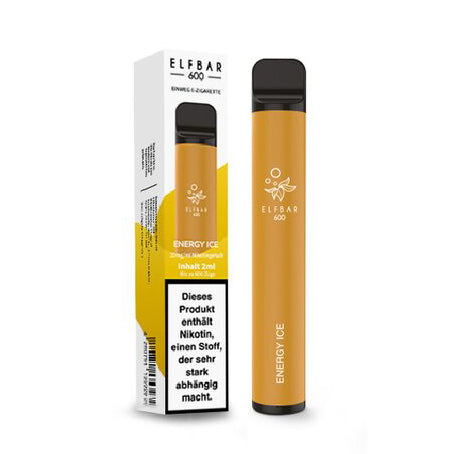
                  
                    ELFBAR 600 E-SHISHA ENERGY ICE WITH NICOTINE
                  
                