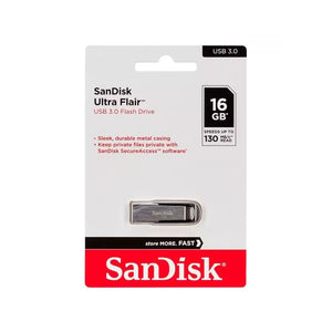 
                  
                    SANDISK ULTRA FLAIR USB 3.0 STICK 16GB
                  
                