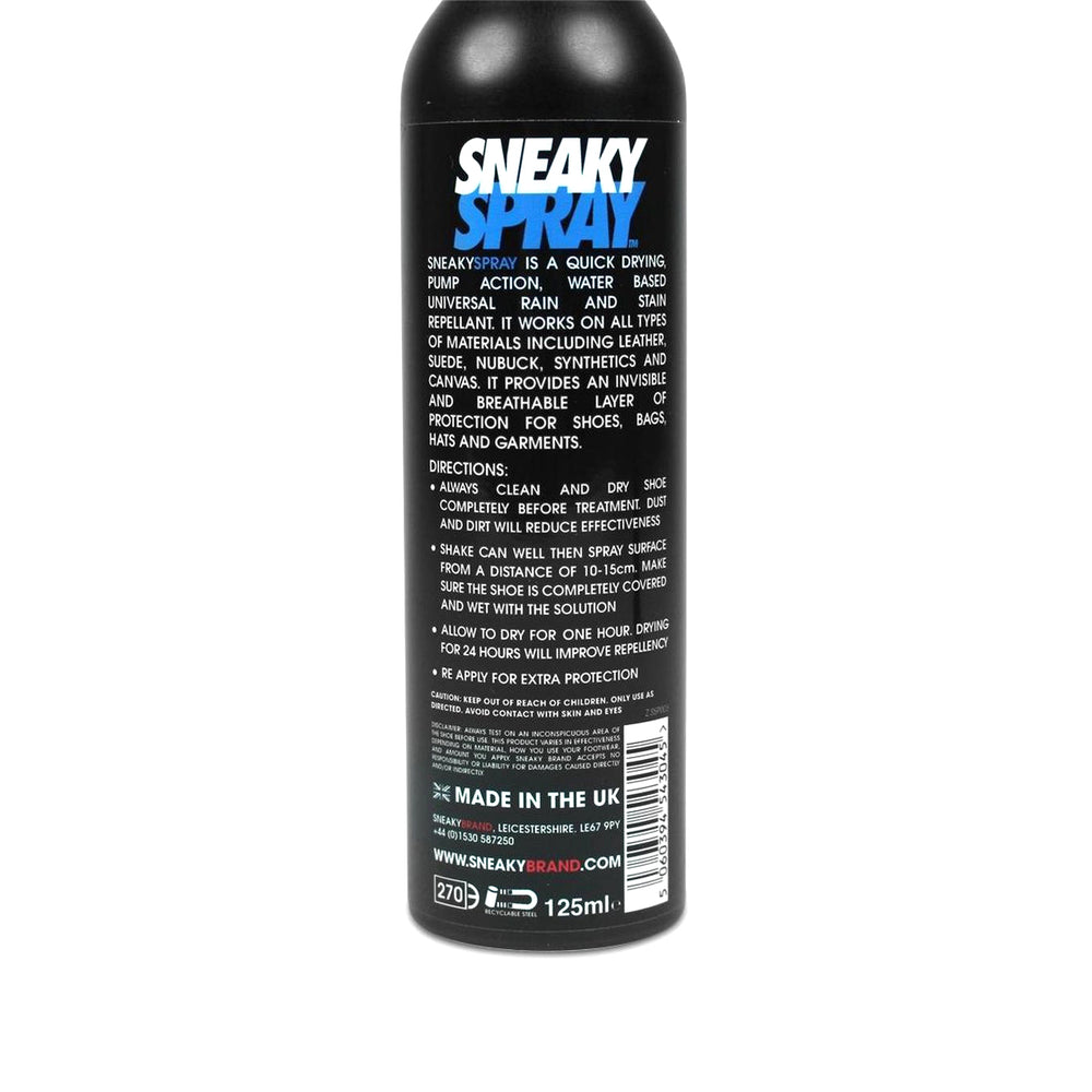 
                  
                    SNEAKY SPRAY PROTECTION FOR YOUR SNEAKER + SHOES 125ML
                  
                