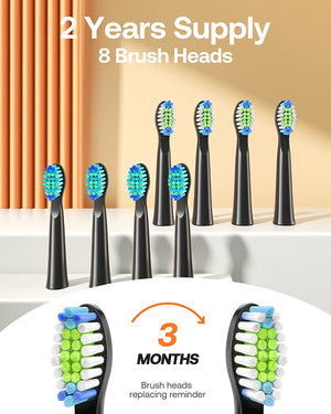 
                  
                    BITVAE D2 ELECTRIC SONIC TOOTHBRUSH INCL. 8 BRUSH HEADS
                  
                