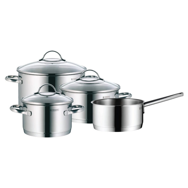 WMF Provence Plus Cromargan Pot Set, 52.7 x 28.8 x 21.8 cm, Silver, 4 Pack