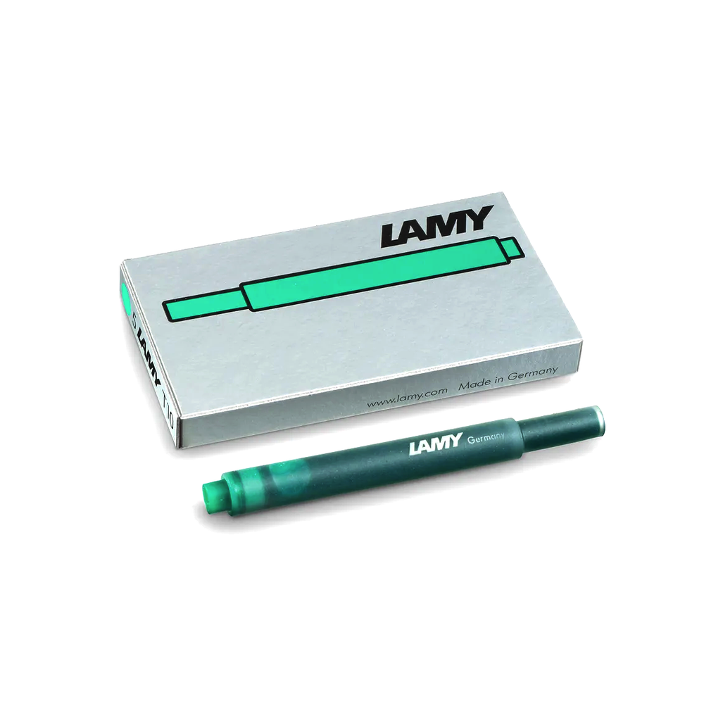 LAMY INK CARTRIDGES T10 GREEN 5PCS