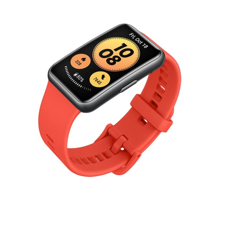 Huawei smart watch orange on sale