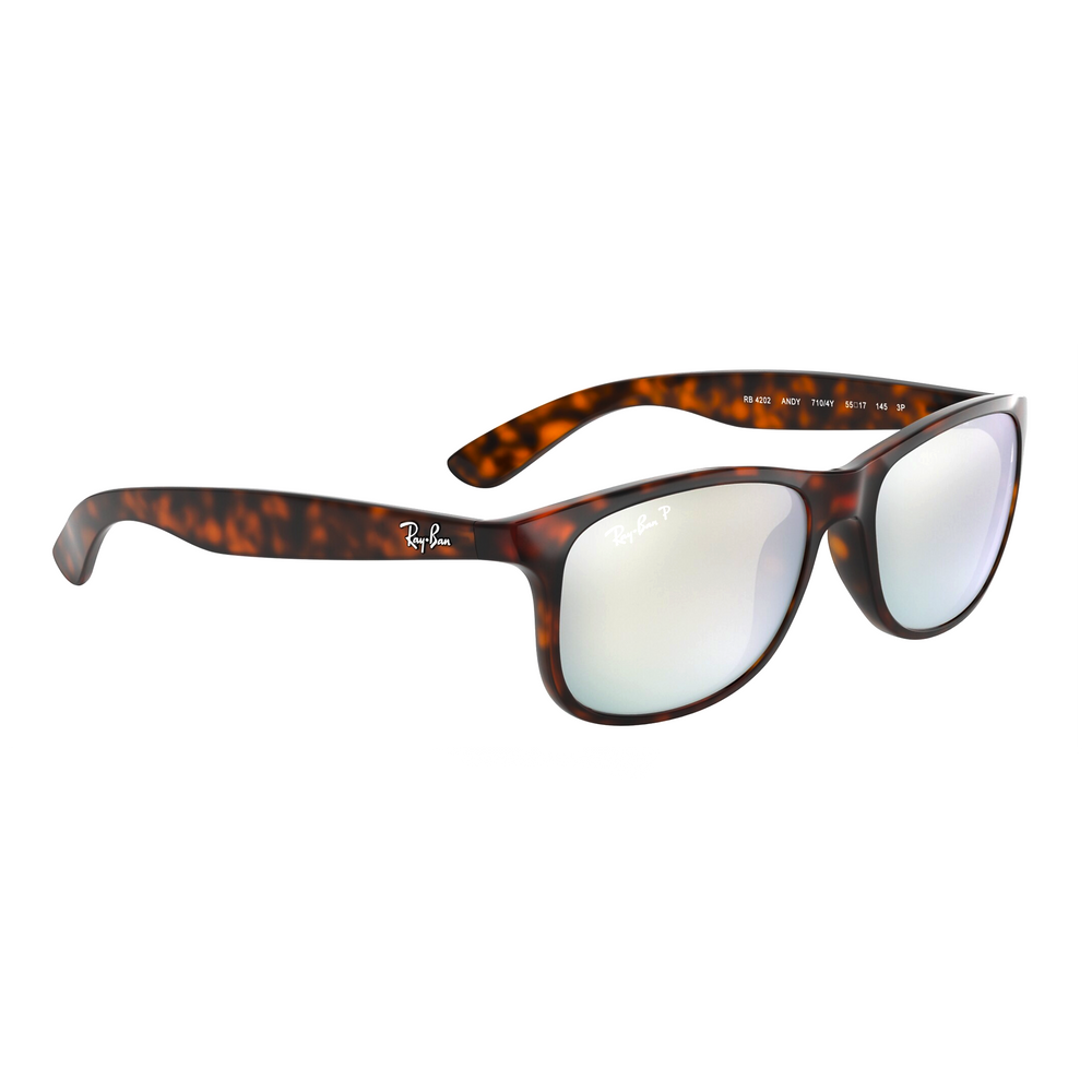 
                  
                    RAY BAN ANDY RB4202 SILVER MIRROR TORTOISE
                  
                