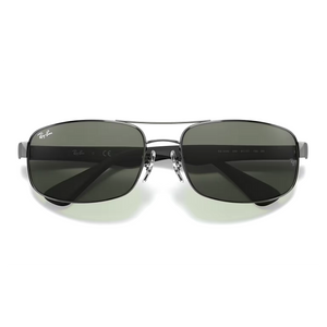 
                  
                    RAY BAN RB3445 GUNMETAL DARK GREEN
                  
                