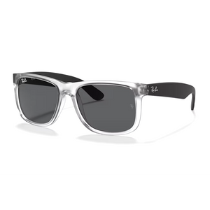 
                  
                    RAY BAN JUSTIN RB4165 RUBBER TRANSPARENT DARK GREY
                  
                