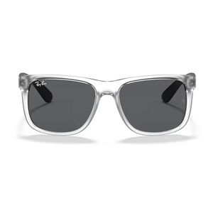 
                  
                    RAY BAN JUSTIN RB4165 RUBBER TRANSPARENT DARK GREY
                  
                