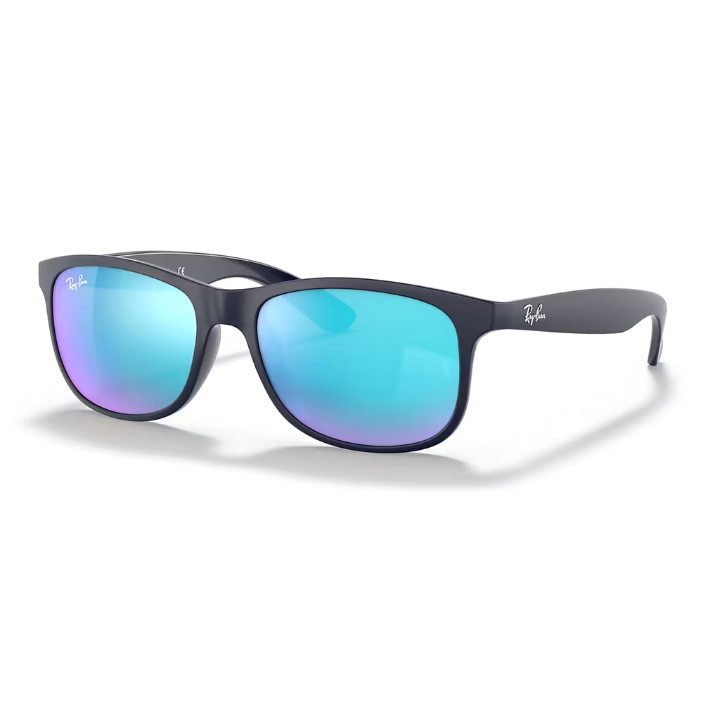 RAY BAN ANDY RB4202 MATTE BLUE BLUE FLASH